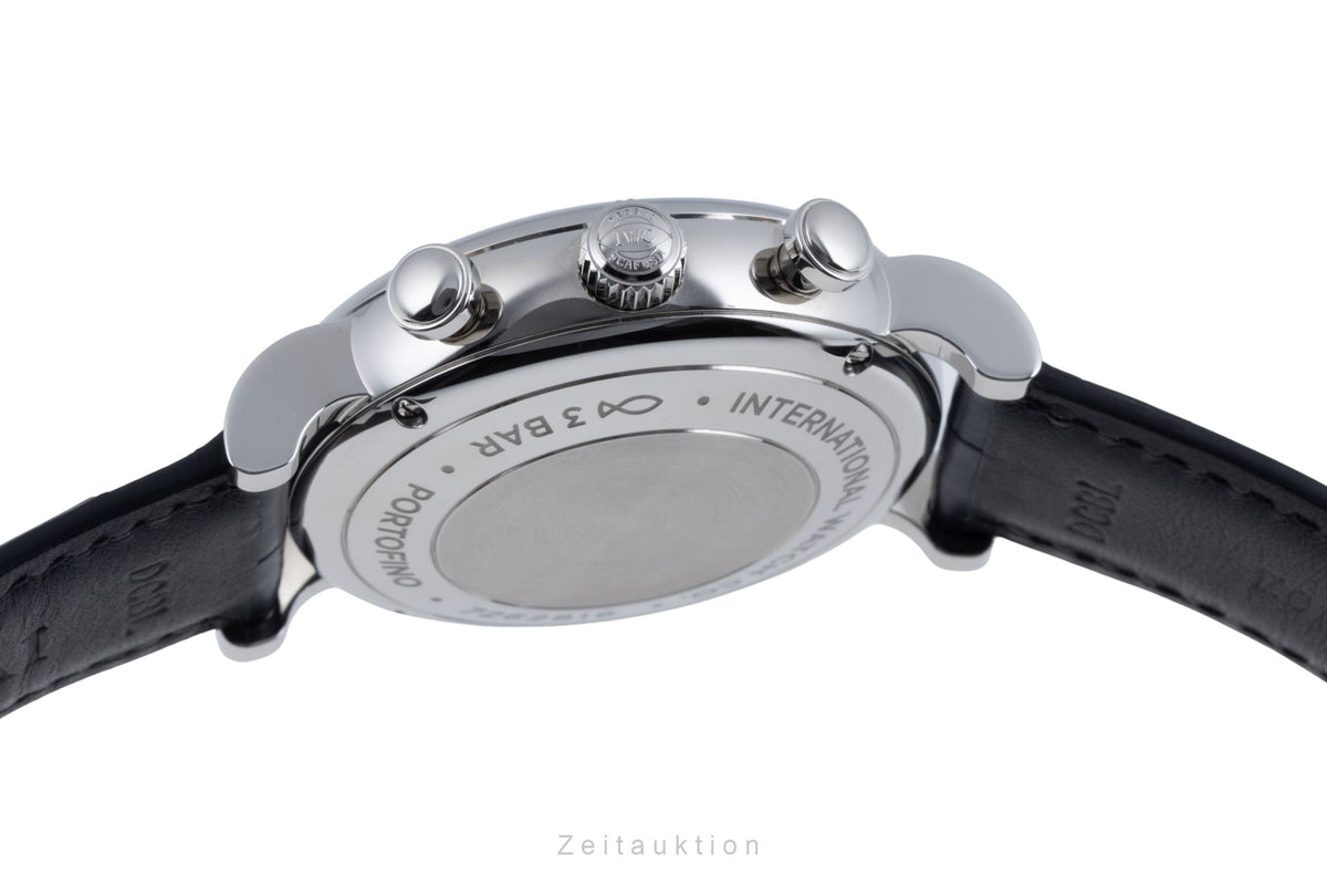 IWC Portofino chronographe acier automatique montre pour hommes IW391407 LP: 6800EUR  [2606443]