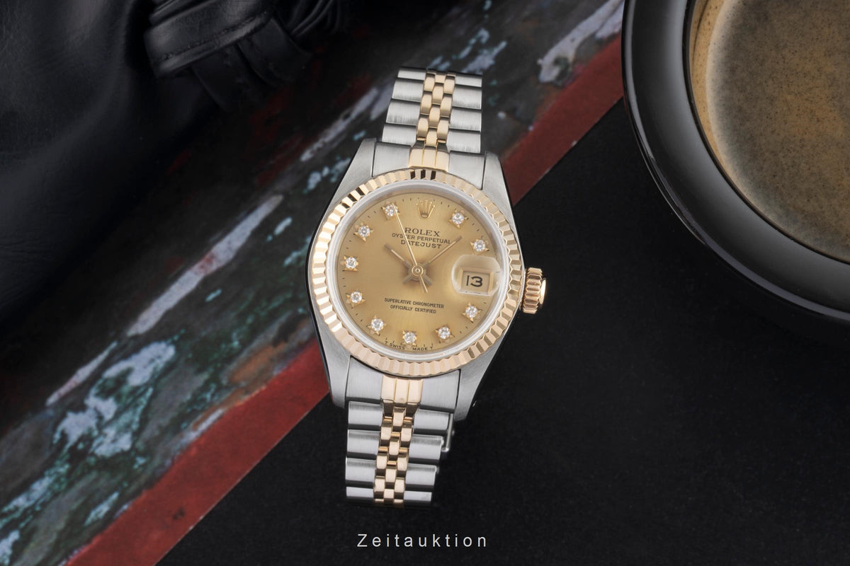 Rolex Lady Datejust steel / gold automatic women's watch 69173  [2606446]