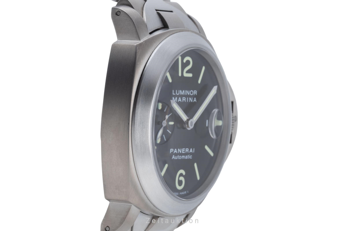 Panerai Luminor Marina acero / titanio automático reloj para caballeros PAM00221  [2606447]