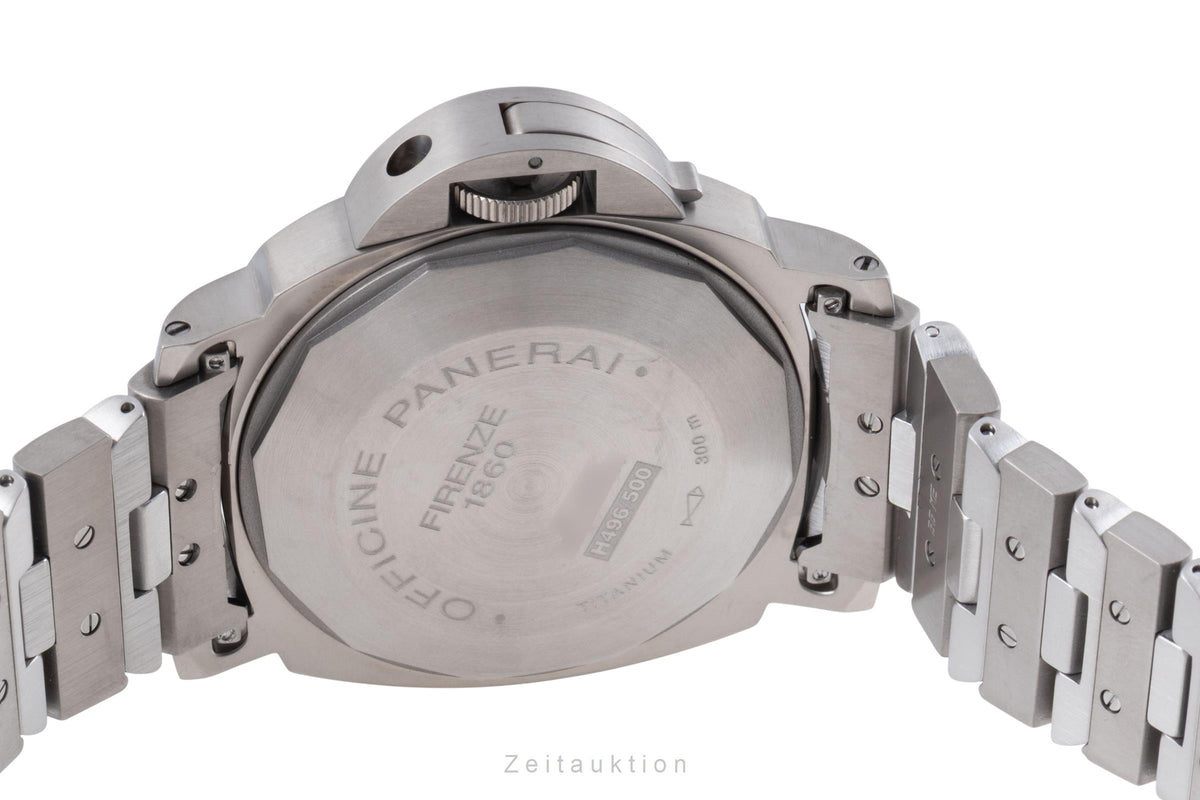 Panerai Luminor Marina acero / titanio automático reloj para caballeros PAM00221  [2606447]