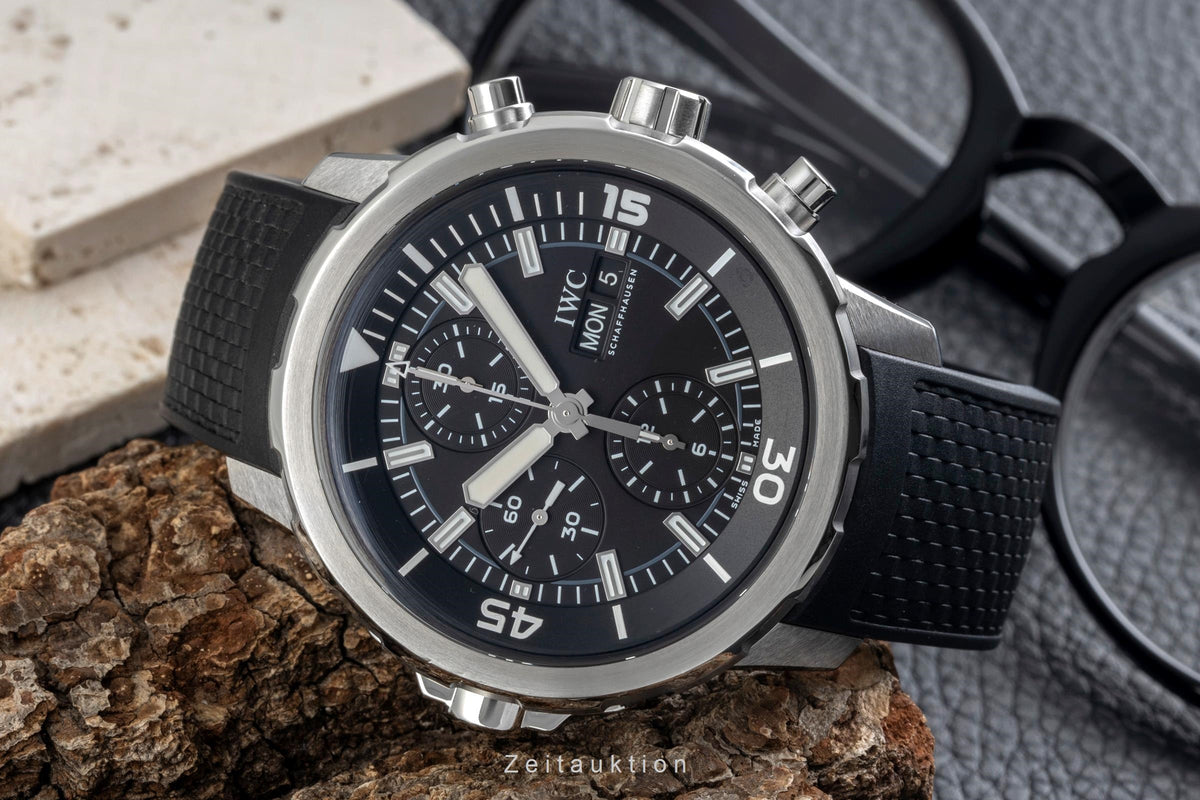 IWC Aquatimer cronografo acciaio automatismo orologio da uomo IW376803  [2606450]