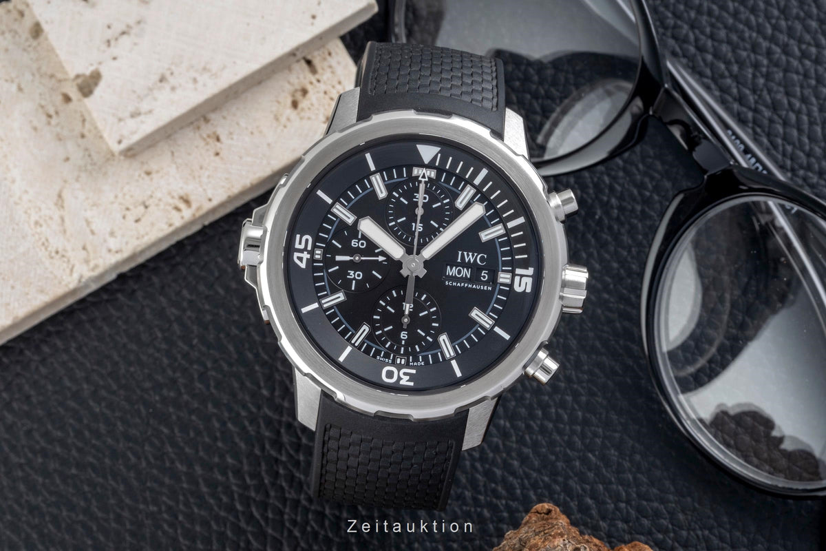 IWC Aquatimer cronografo acciaio automatismo orologio da uomo IW376803  [2606450]