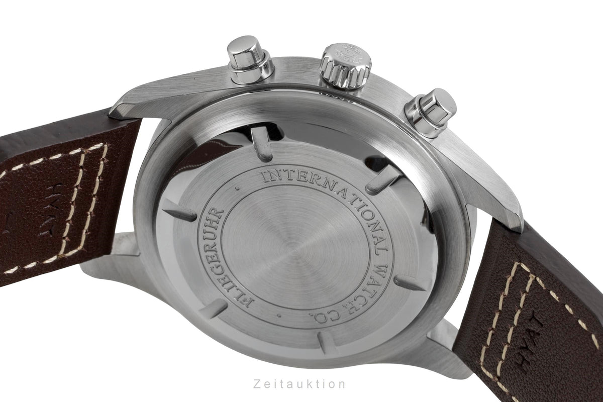 IWC Fliegerchronograph chronographe acier automatique montre pour hommes IW371701  [2606451]