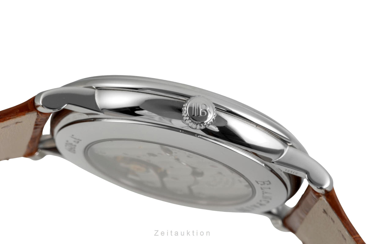 Blancpain Villeret acciaio carica manuale orologio da uomo 6606-1127-55B LP: 11100EUR  [2606469]