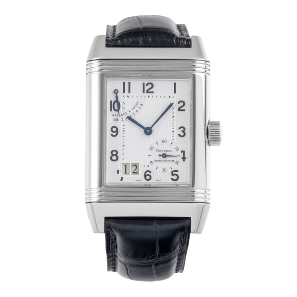 Jaeger LeCoultre Reverso acier à remontage manuel montre pour hommes Q3008420    240.8.15  [2606470]