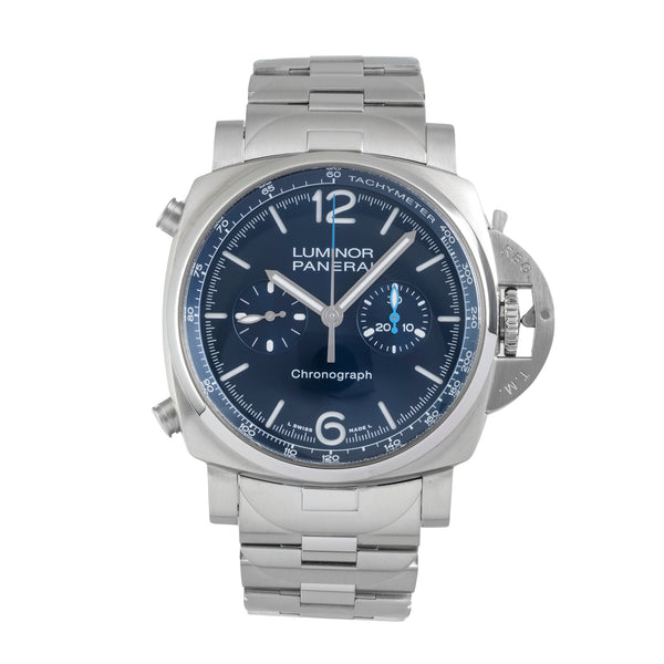 Panerai Luminor 1950 Chrono 44 Stahl Automatik Ref. PAM01110 B&P 2022 NP: 11500€ [2606489]