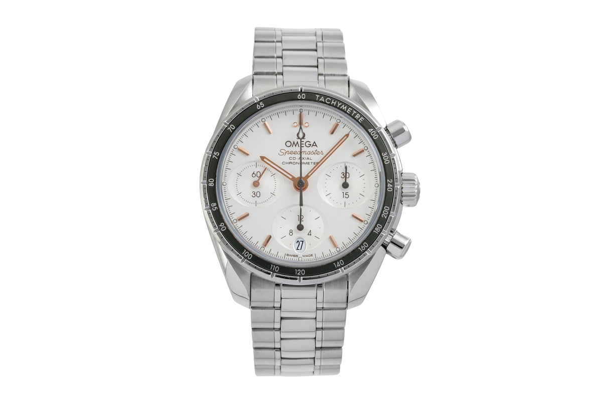 Omega Speedmaster Date chronographe acier automatique montre pour hommes 324.30.38.50.02.001 LP: 6500EUR  [2606490]