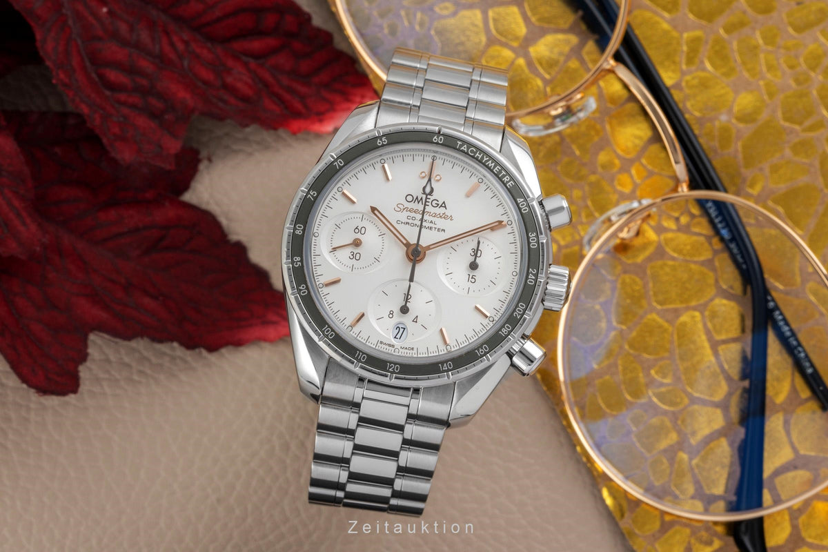 Omega Speedmaster Co-Axial Stahl Automatik Ref. 324.30.38.50.02.001 B&P 2018 [2606490]