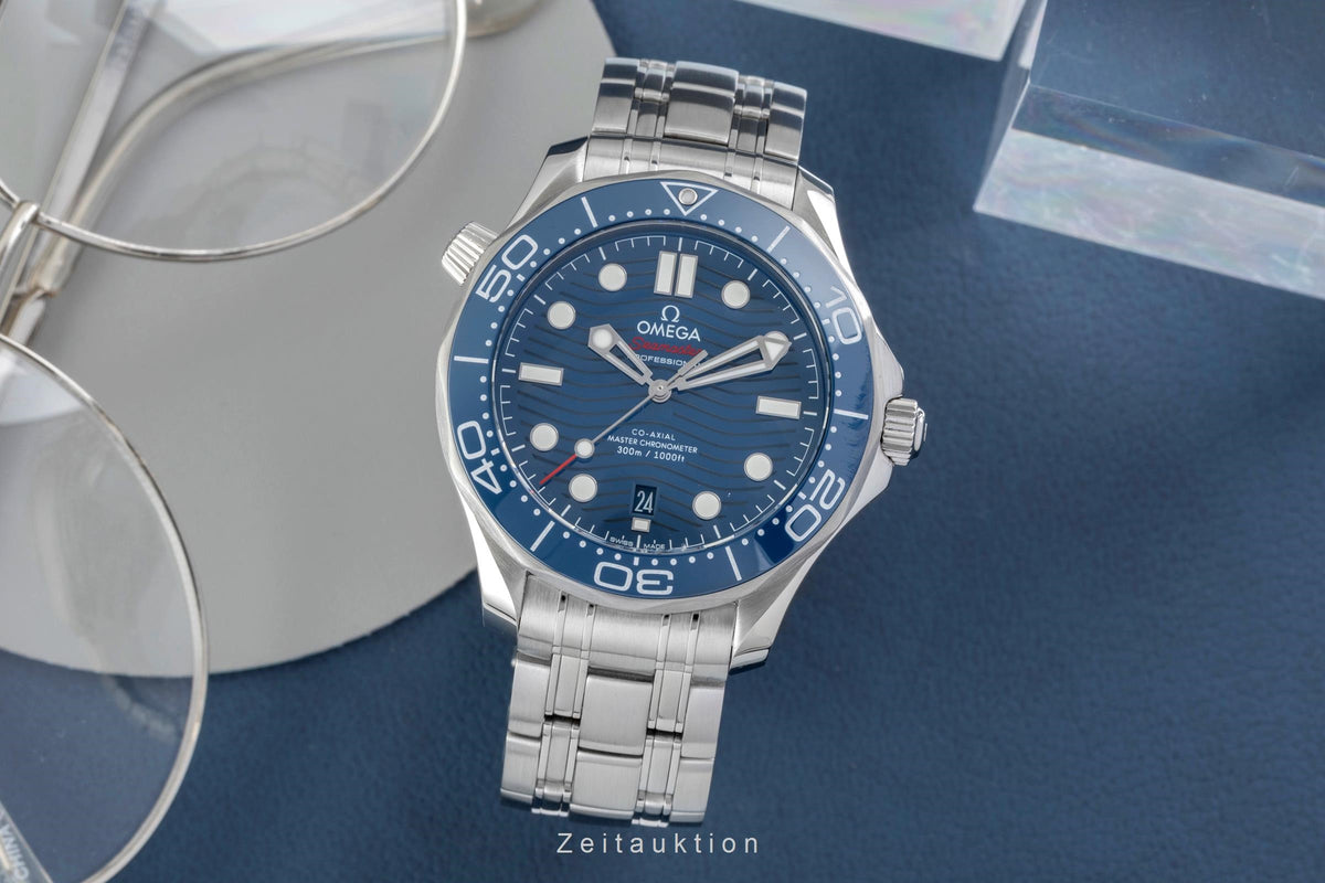 Omega Seamaster acier automatique montre pour hommes 210.30.42.20.03.001 LP: 6500EUR  [2606492]