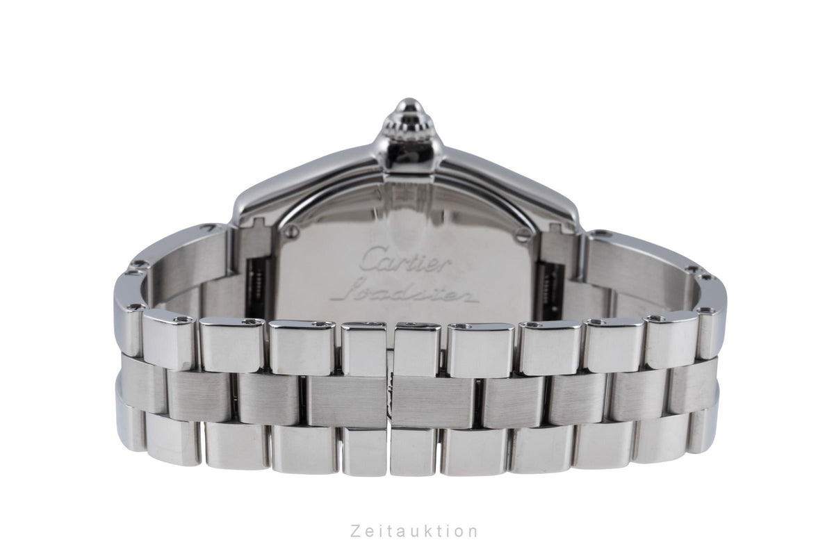 Cartier Roadster Light Blue Dial Stahl Quarz Damenuhr Ref. 2675 Klasskier [2606494]