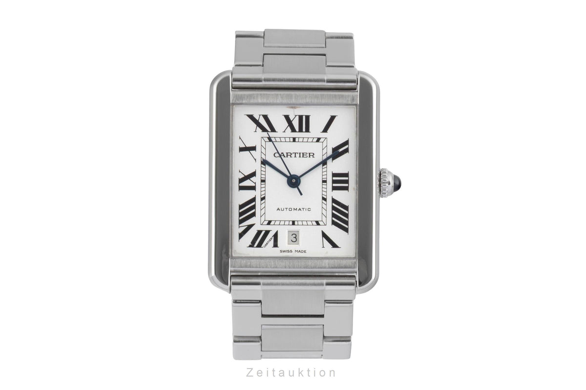 Cartier Tank acier automatique montre pour hommes W5200028  [2606496]