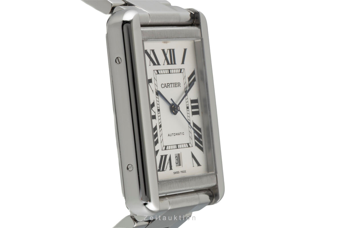 Cartier Tank acier automatique montre pour hommes W5200028  [2606496]