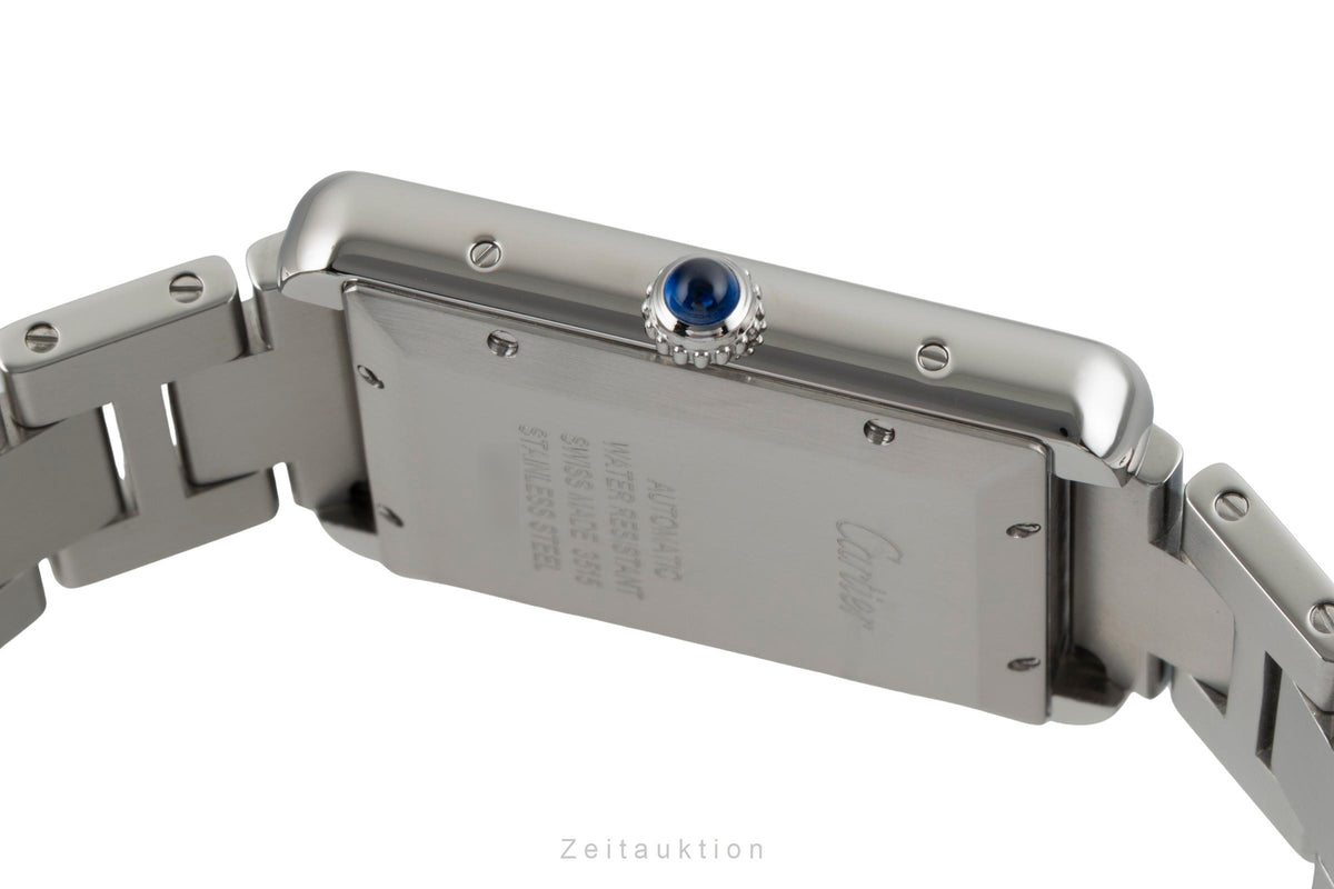 Cartier Tank acier automatique montre pour hommes W5200028  [2606496]