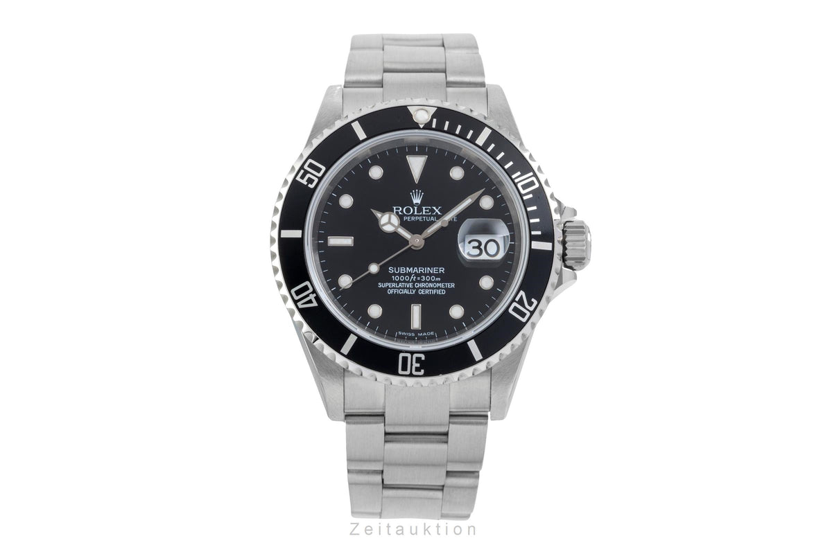 Rolex Submariner steel automatic men's watch 16610 T  [2606499]