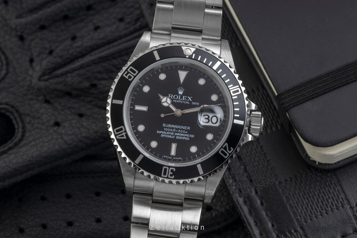 Rolex Submariner steel automatic men's watch 16610 T  [2606499]