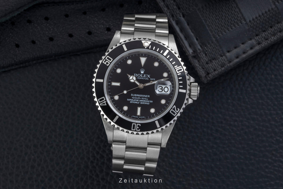 Rolex Submariner steel automatic men's watch 16610 T  [2606499]