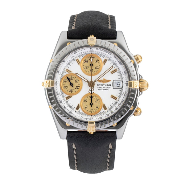Breitling Chronomat chronographe acier / or  automatique montre pour hommes B13050.1  [2606507]