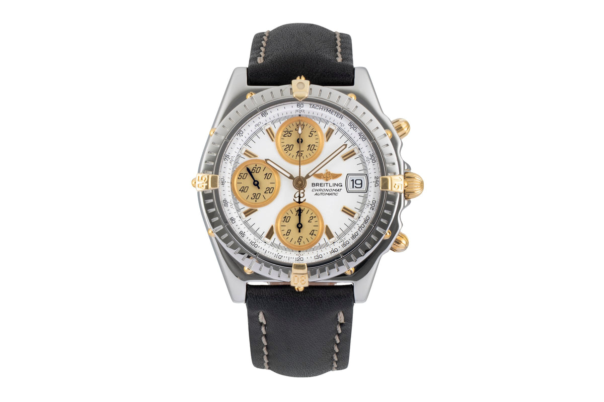 Breitling Chronomat chronographe acier / or  automatique montre pour hommes B13050.1  [2606507]
