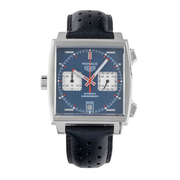 Tag Heuer Monaco acciaio automatismo orologio da uomo CAW211P.FC6356 LP: 8550EUR  [2606513]