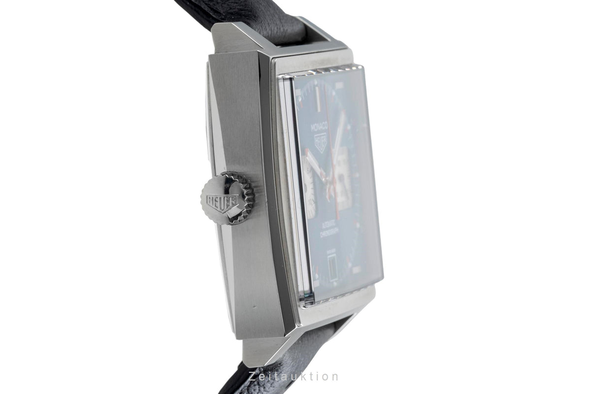 Tag Heuer Monaco acciaio automatismo orologio da uomo CAW211P.FC6356 LP: 8550EUR  [2606513]