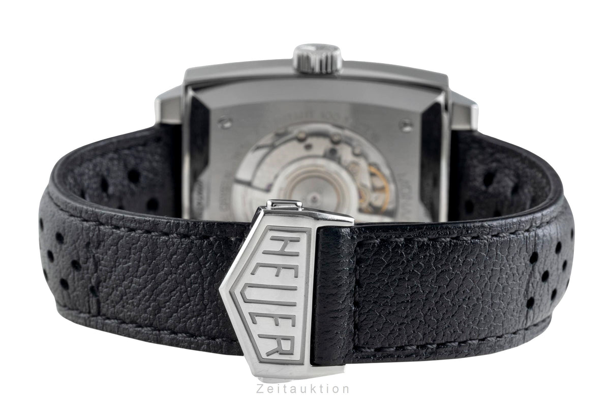 Tag Heuer Monaco acciaio automatismo orologio da uomo CAW211P.FC6356 LP: 8550EUR  [2606513]