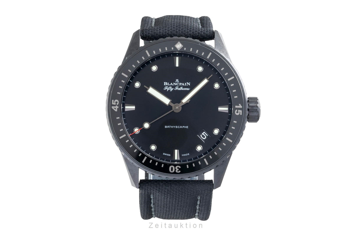 Blancpain Fifty Fathoms ceramic automatic men's watch 5000-0130-B52A LP: 14700EUR  [2606518]