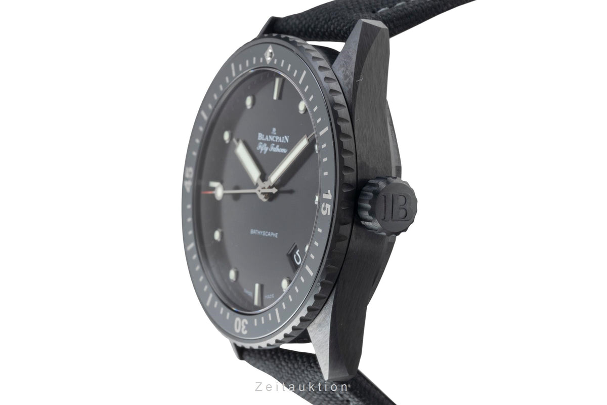 Blancpain Fifty Fathoms ceramic automatic men's watch 5000-0130-B52A LP: 14700EUR  [2606518]