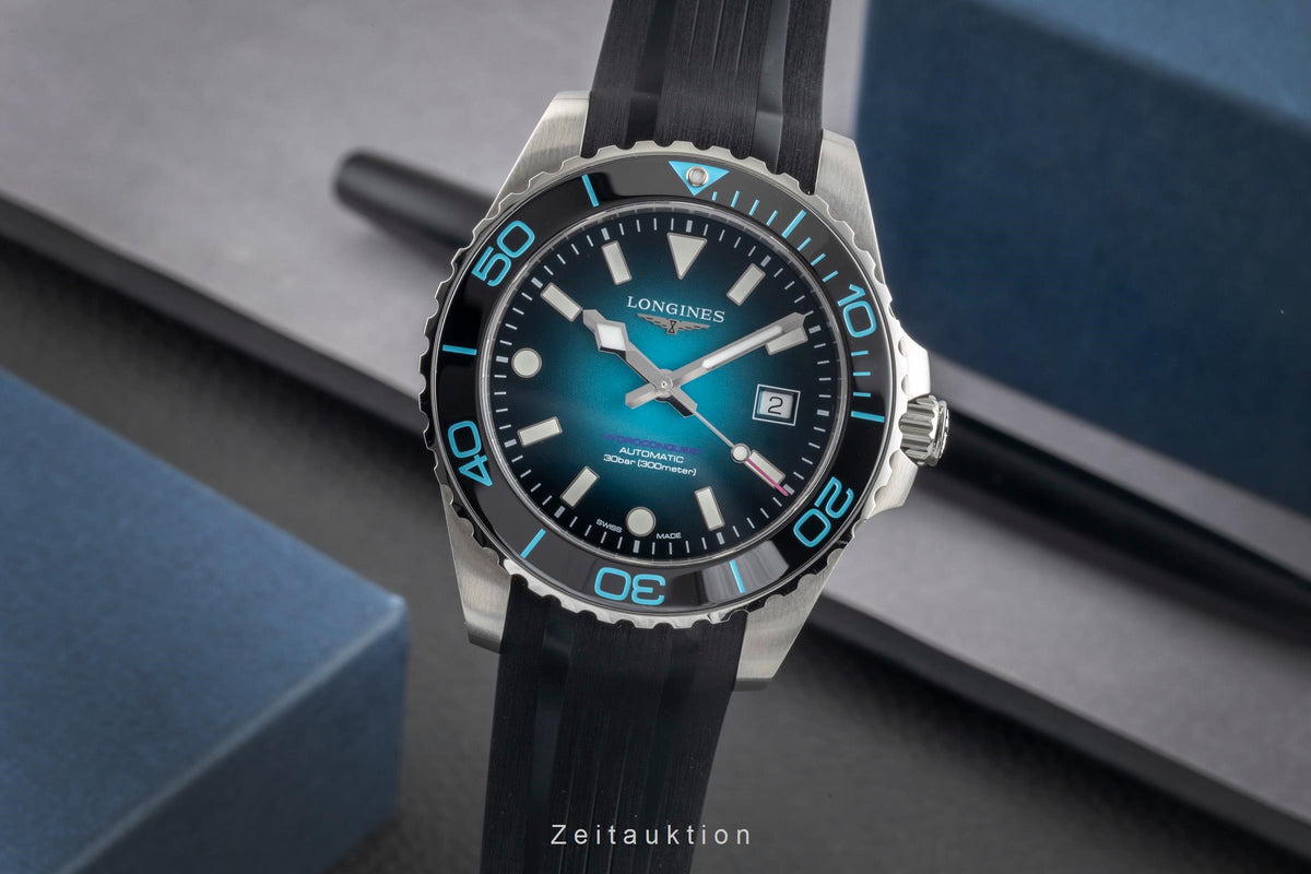 Longines Hydro Conquest steel automatic men's watch L3.788.4.09.9 LP: 0EUR Limited  [2606521]