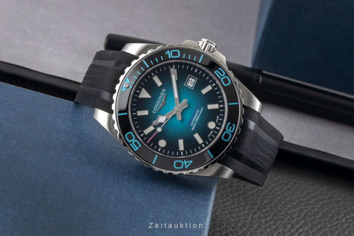 Longines Hydro Conquest steel automatic men's watch L3.788.4.09.9 LP: 0EUR Limited  [2606521]