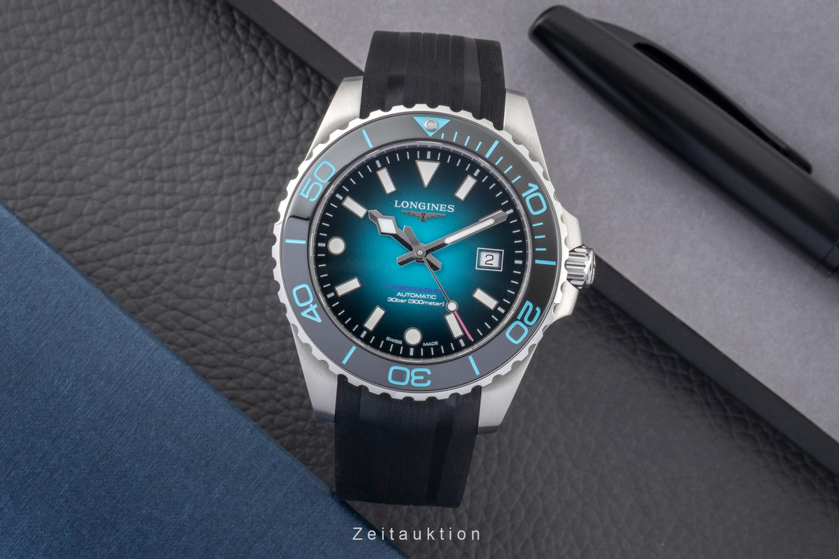 Longines Hydro Conquest steel automatic men's watch L3.788.4.09.9 LP: 0EUR Limited  [2606521]