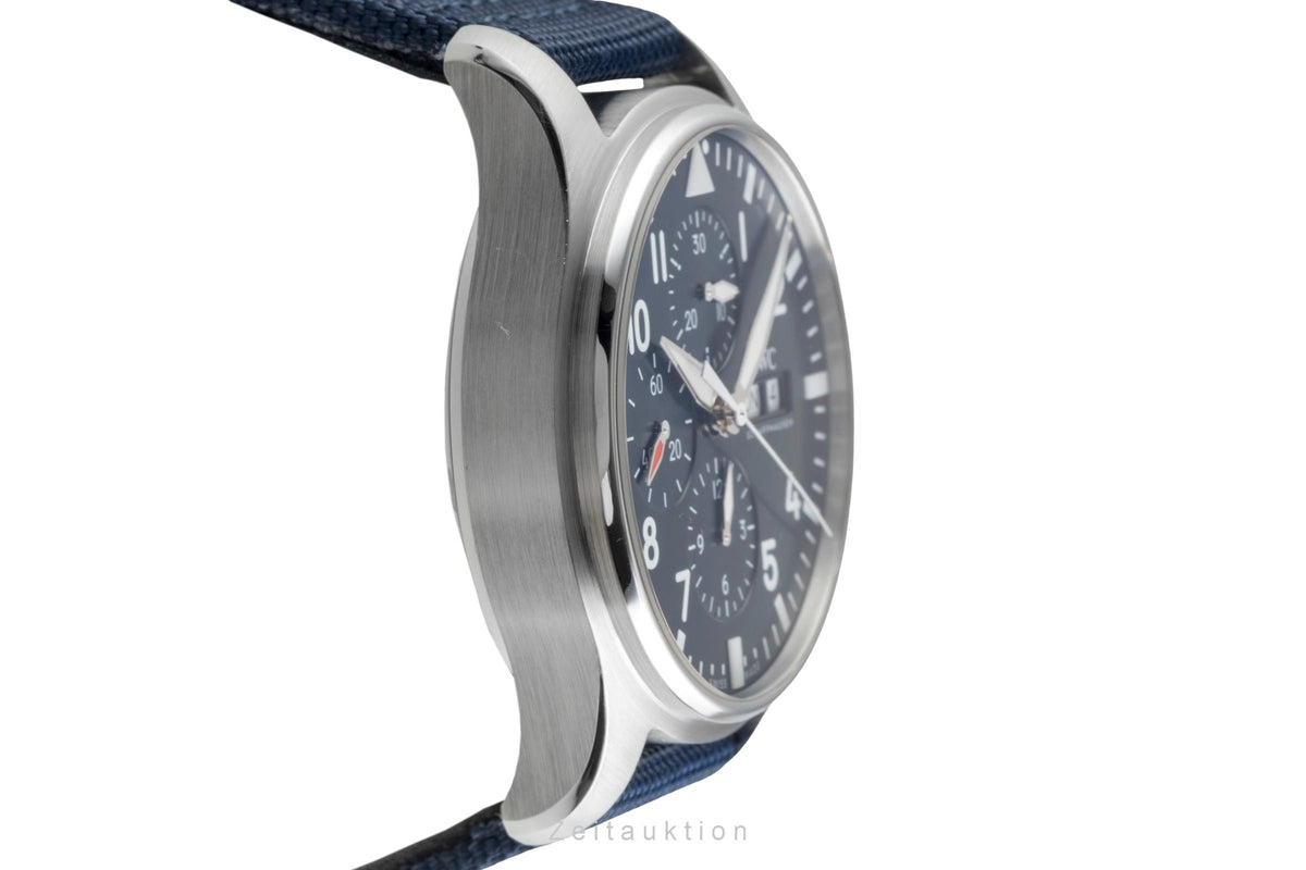 IWC Fliegeruhr Chronograph Le Petit Prince Stahl Automatik Ref IW377714 B&P 2021 [2606522]