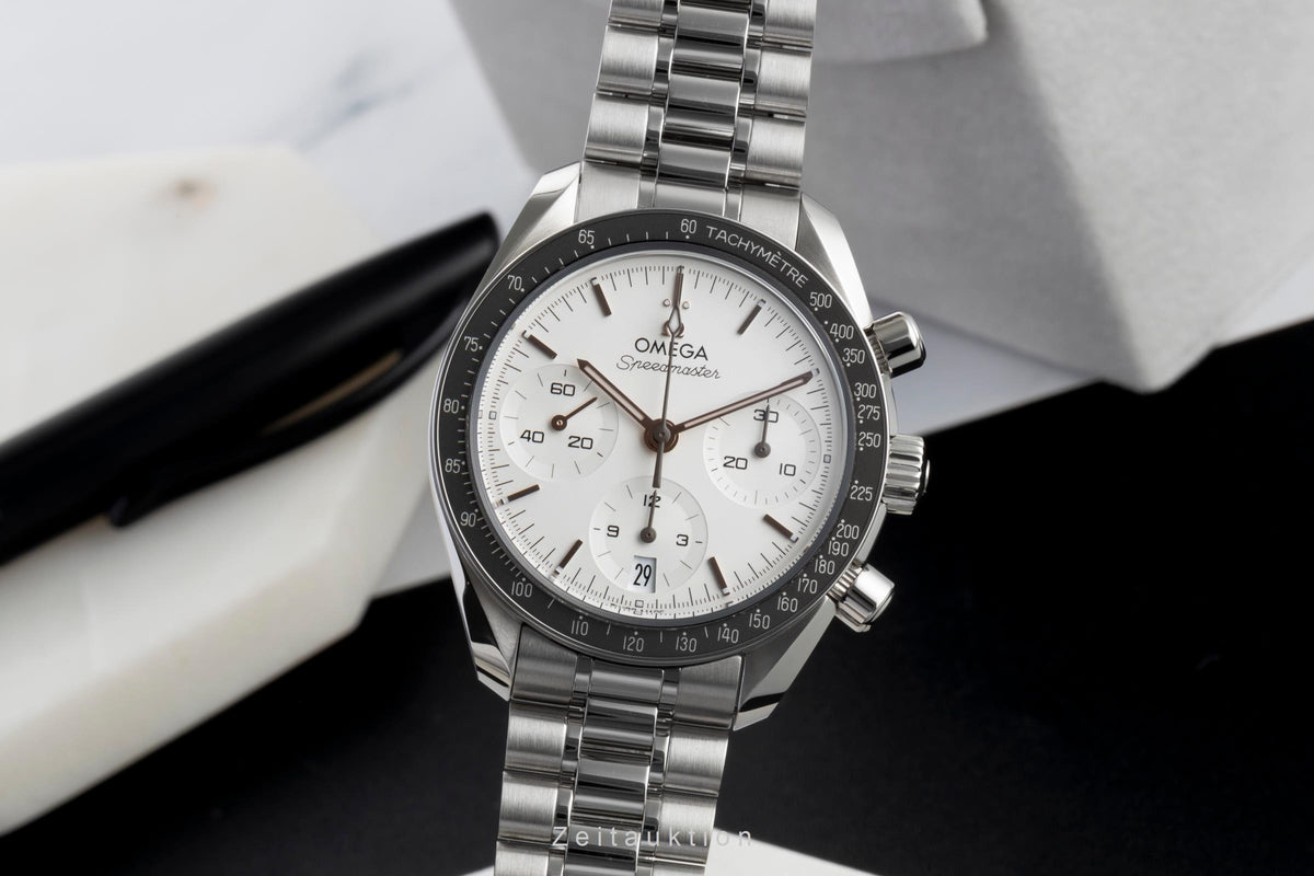 Omega Speedmaster Date chronograph steel automatic men's watch 324.30.38.50.02.003 LP: 6500EUR  [2606530]