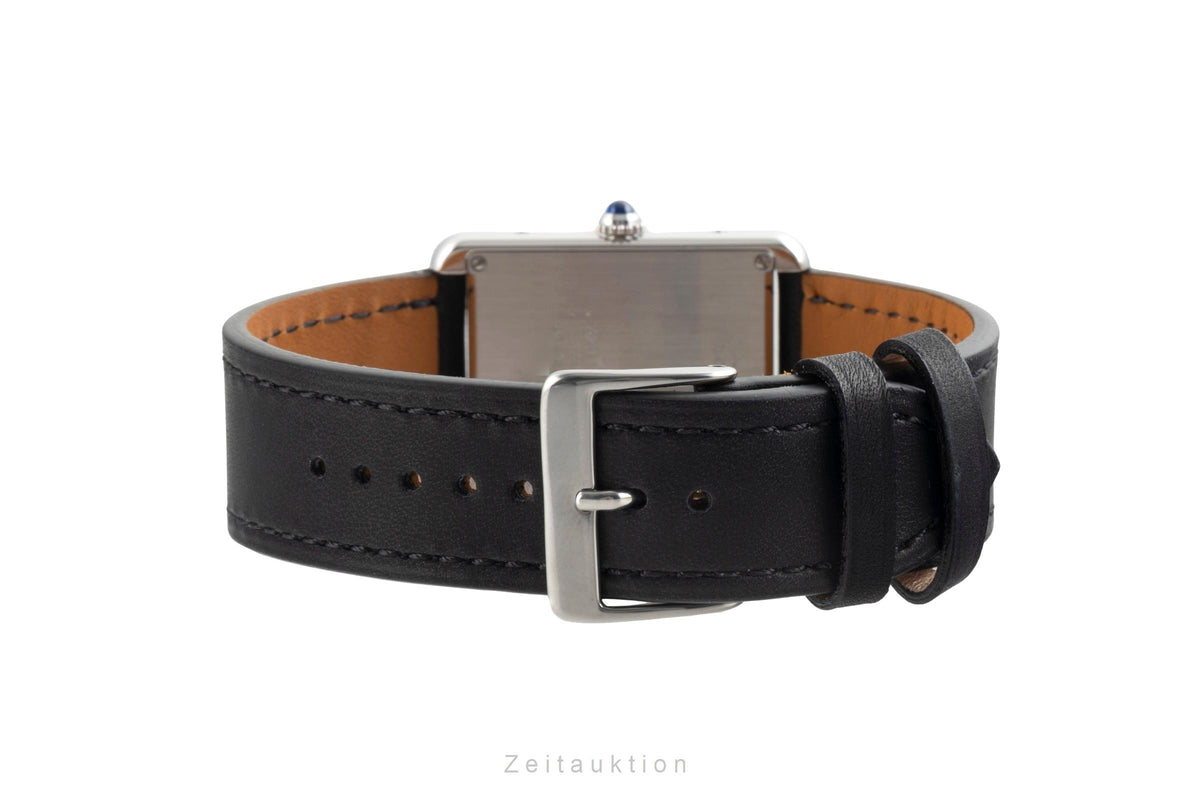 Cartier Tank steel quartz men's watch W1018355  [2606546]