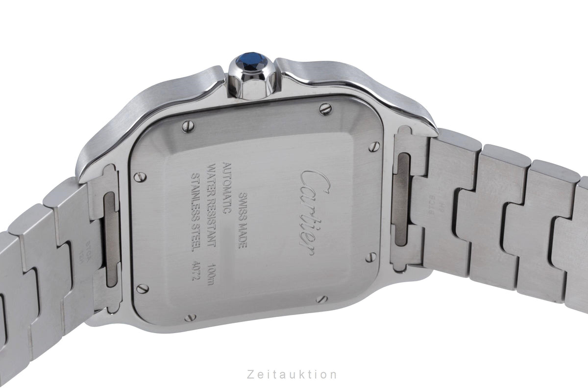Cartier Santos steel automatic men's watch WSSA0018 LP: 9000EUR  [2606548]