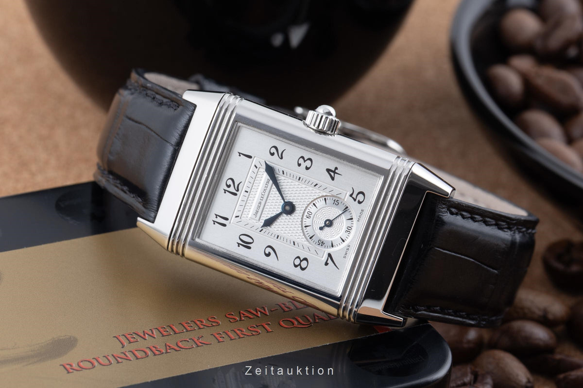 Jaeger LeCoultre Reverso acciaio carica manuale orologio da donna Q2568402  ,  256.8.75 LP: 15800EUR  [2606552]