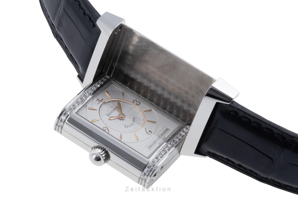 Jaeger LeCoultre Reverso acciaio carica manuale orologio da donna Q2568402  ,  256.8.75 LP: 15800EUR  [2606552]