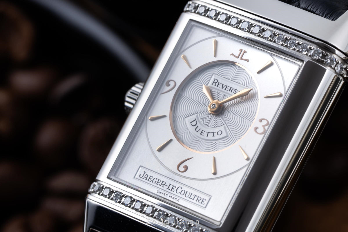 Jaeger LeCoultre Reverso acciaio carica manuale orologio da donna Q2568402  ,  256.8.75 LP: 15800EUR  [2606552]