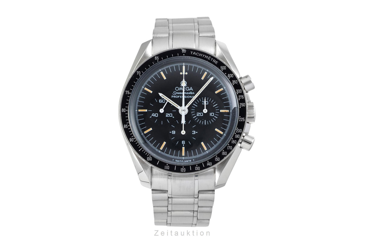 Omega Speedmaster Moonwatch cronografo acciaio carica manuale orologio da uomo 3572.50.00 LP: 7600EUR  [2606558]