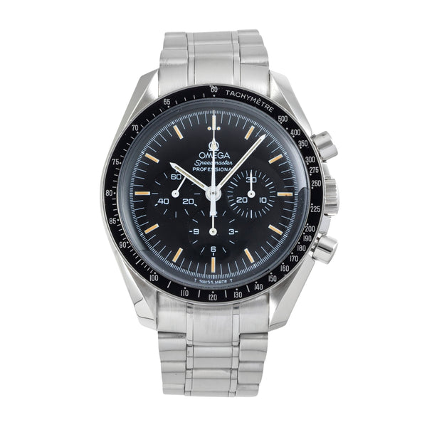 Omega Speedmaster Moonwatch cronografo acciaio carica manuale orologio da uomo 3572.50.00 LP: 7600EUR  [2606558]