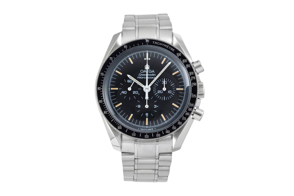 Omega Speedmaster Moonwatch cronografo acciaio carica manuale orologio da uomo 3572.50.00 LP: 7600EUR  [2606558]