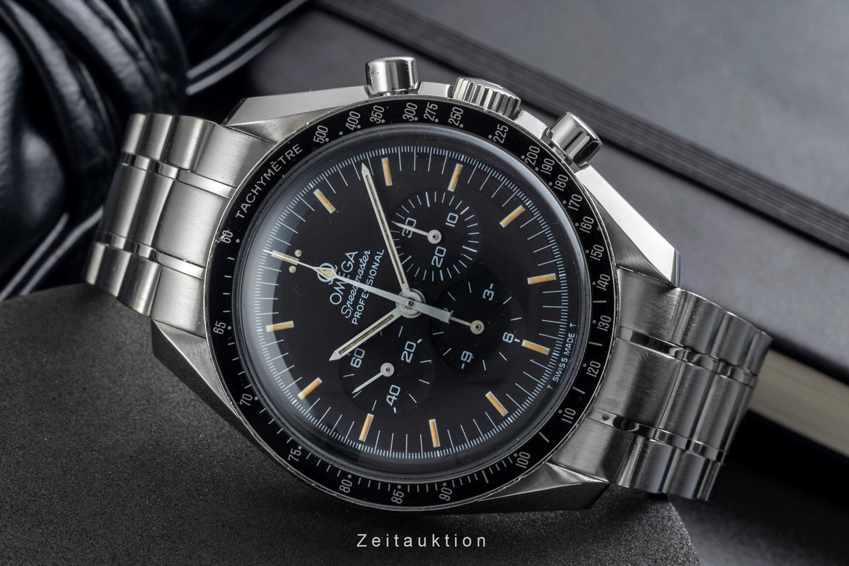 Omega Speedmaster Moonwatch cronografo acciaio carica manuale orologio da uomo 3572.50.00 LP: 7600EUR  [2606558]