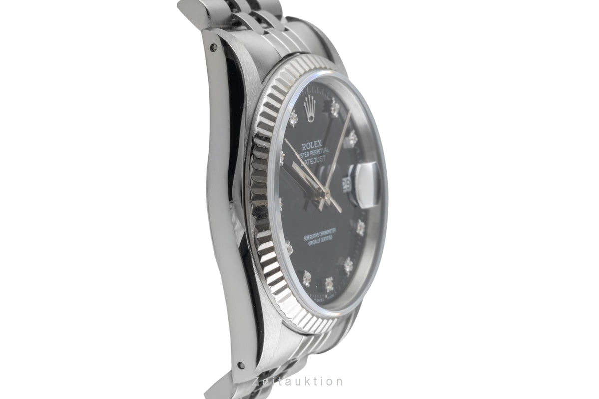 Rolex Datejust steel / white gold automatic men's watch 16234  [2606559]