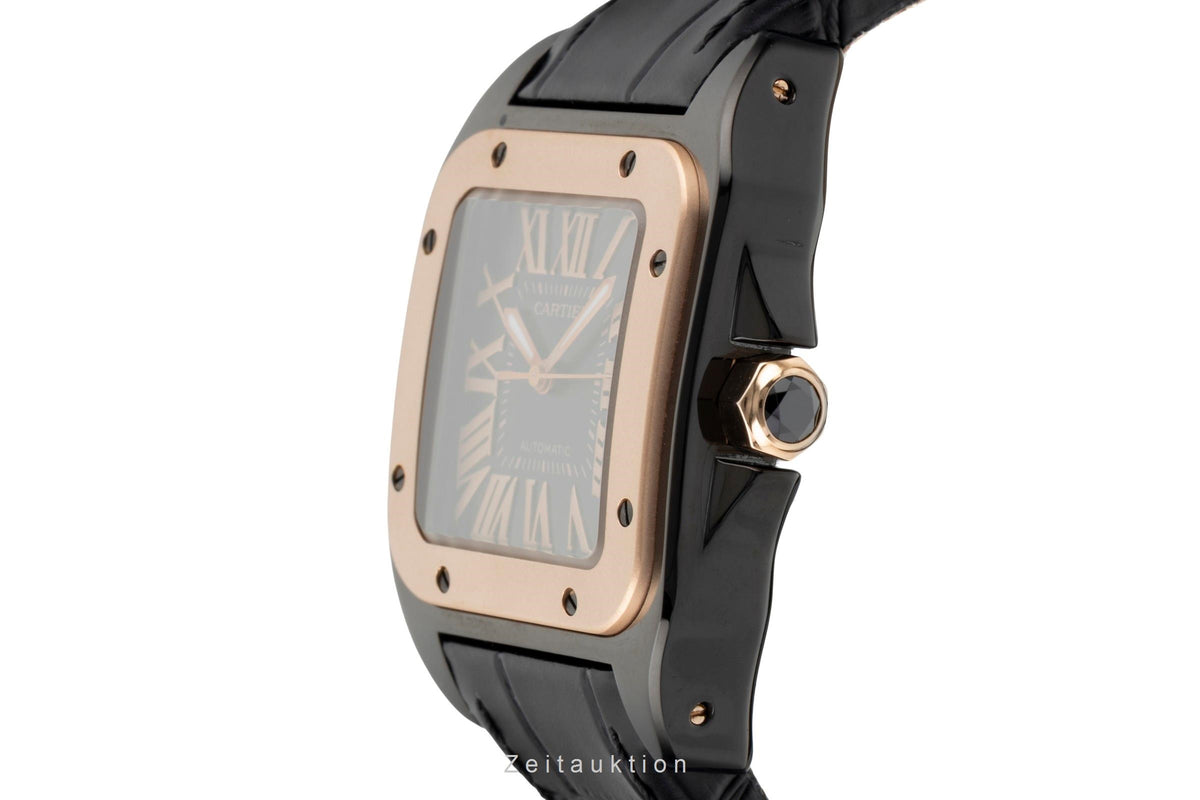 Cartier Santos 100 steel / gold automatic men's watch W2020007  [2606564]