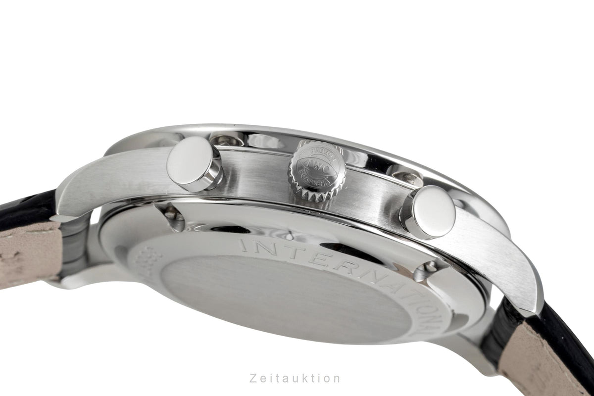 IWC Portugieser chronographe acier automatique montre pour hommes IW371417  [2606567]