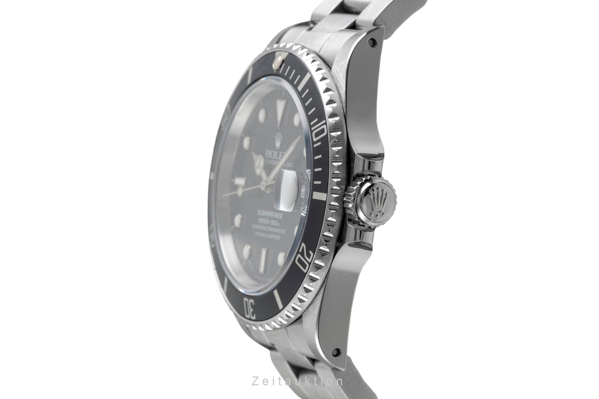 Rolex Submariner steel automatic men's watch 168000  [2606574]