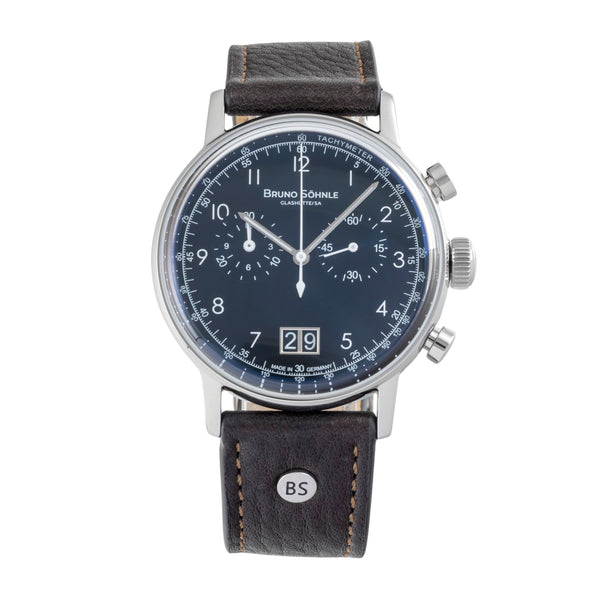 Bruno Söhnle Glashütte Bergamo Chronograph cronógrafo acero cuarzo reloj para caballeros 17-13237-331  [2606593]