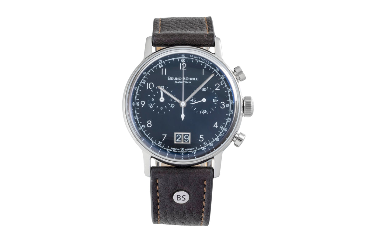 Bruno Söhnle Glashütte Bergamo Chronograph chronographe acier quartz montre pour hommes 17-13237-331  [2606593]