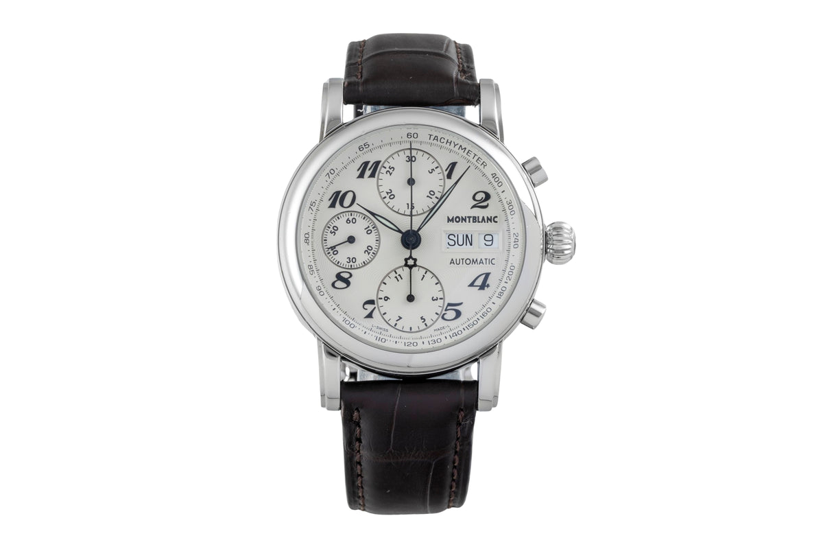 Montblanc Meisterstück chronograph steel automatic men's watch 7016  [2606595]