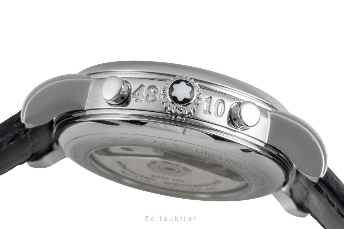 Montblanc Meisterstück chronographe acier automatique montre pour hommes 7016  [2606595]