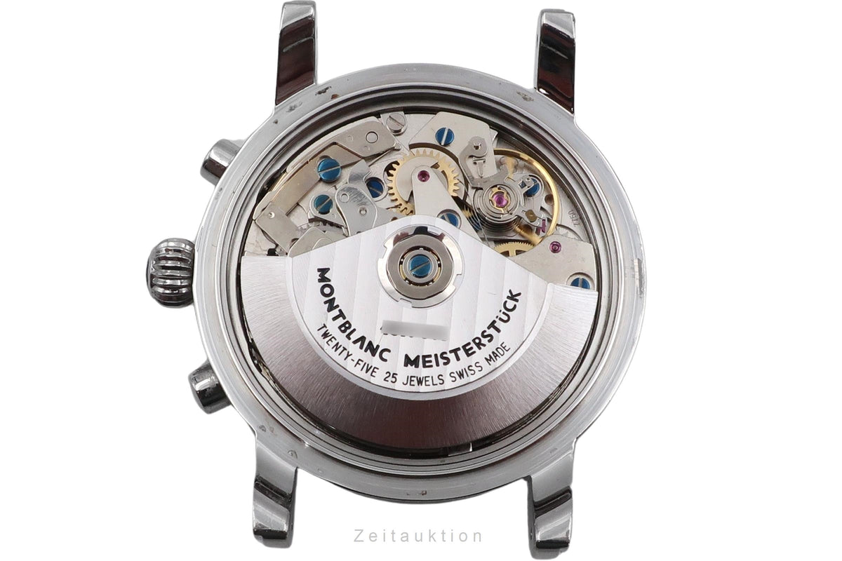 Montblanc Meisterstück chronographe acier automatique montre pour hommes 7016  [2606595]